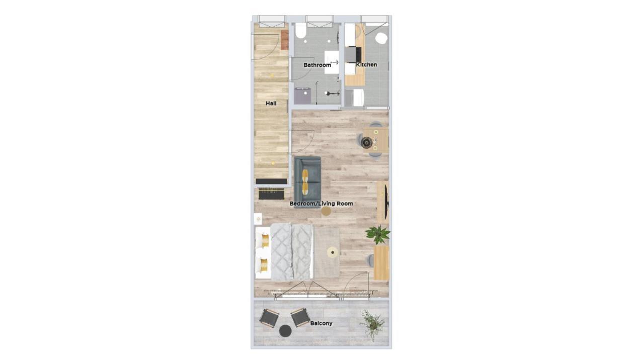 شقة Zentral. Stylisch. Balkon & Parkplatz. Netflix هولتسغيرلينغن المظهر الخارجي الصورة